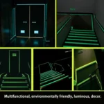 Reflective Glow Tape Self-adhesive Sticker Removable Luminous Tape Fluorescent Glowing Dark Striking Warning Tape - Image 3