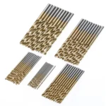 50 PCS/Set Titanium Coated Drill Bits High Speed Steel Drill Bit Set Power Drilling Tools - Image 3