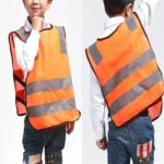 Safety Kids Reflective Stripes Clothing Children Reflective Vest - Image 5