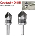 2 In 1 Round Handle 5 Blade Chamfering Woodworking Countersunk Drill Cone Drill - Image 4