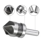 2 In 1 Round Handle 5 Blade Chamfering Woodworking Countersunk Drill Cone Drill - Image 6