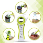 5 in 1 Multifunctional Plastic Bottle Opener Beer Opener Kitchen Tool - Image 3