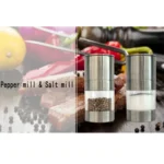Manual Pepper Mill Stainless Steel Salt Grinder - Image 2