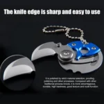 Portable Mini Folding Blade Knife Pocket Small Outdoor Military Survival Knifes Keychain Multitool Self Defense - Image 3