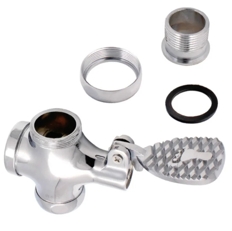 TBD051712401_5.webp 1 Inch Stool Flushing Valve Foot Pedal Urinal Delay Valve Squatting Toilet Flushing Valve - Image 6