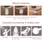 Natural Loofah Sponge Bath Ball Shower Rub For Whole Body Healthy Massage Brush - Image 4