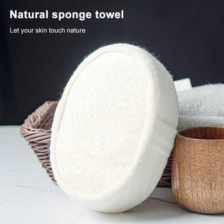 TBD0517662_7.webp Natural Loofah Sponge Bath Ball Shower Rub For Whole Body Healthy Massage Brush - Image 8