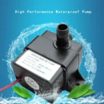 240L/H Ultra-quiet Flow Rate Waterproof Brushless Pump Mini Submersible Water Pump - Image 2