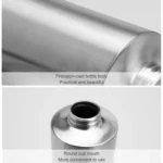 Stainless Steel Soap Dispenser Cylindrical Straight Emulsion Bottle - Image 5