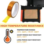 High Temperature Heat Resistant Tape Thermal Insulation Tape Polyimide Adhesive Insulating Adhesive 3D Printing Board Protection Tape - Image 3