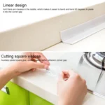 Durable PVC Material Waterproof Mold Proof Adhesive Tape  Kitchen Bathroom Wall Sealing Tape - Image 3