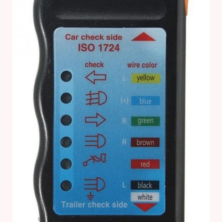 TBD0519824_3.webp JHT4003 European 12V 7 Pin Car Truck Trailer Plug Socket Tester Wiring Circuit Light Test Tool - Image 4