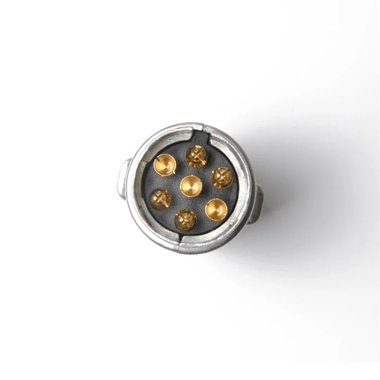 TBD0519851_1.webp 7 Pin Aluminium Alloy EU Plug Trailer Truck Towing Electrics 12V Connector Adapter - Image 2