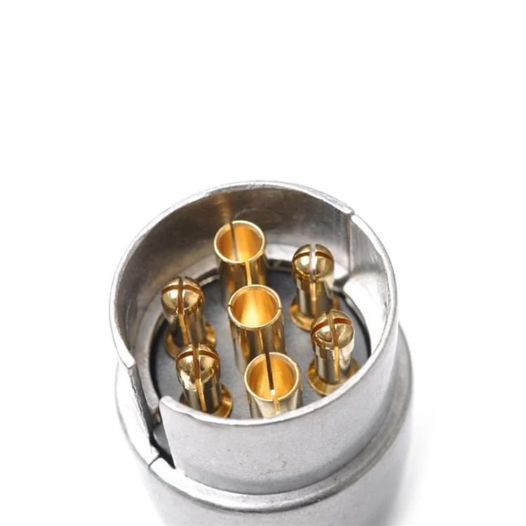 TBD0519851_4.webp 7 Pin Aluminium Alloy EU Plug Trailer Truck Towing Electrics 12V Connector Adapter - Image 5