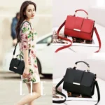 Women Bag Leather Handbags PU Shoulder Bag Small Flap Crossbody Bags for Women Messenger Bags - Image 3