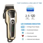 Surker SK-803 High-power LCD Hair Clipper Plug-in Dual-use Electric Clippers - Image 8