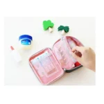 Cute Heart Mini Medicine Bag First Aid Medical Emergency Kits Organizer Outdoor Household Pill Bag, Size: 13x10x4cm - Image 6