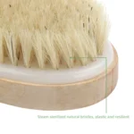 Soft Natural Bristle SPA Brush Without Handle - Image 3