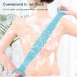 Silicone Massage Pull Strap Bath Brush Powerful Exfoliating Rubbing Bath Artifact - Image 5