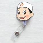 Cute Retractable Badge Reel Student Nurse ID Name Card Badge - Image 2