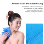 2 PCS Long Nylon Mesh Bath Shower Body Washing Clean Exfoliate Puff Scrubbing Towel Cloth Scrubbers Body Face Wash Cleaning Towel - Image 6
