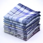 Multicolor Plaid Stripe Men Pocket Squares Business Chest Towel Handkerchiefs 100% Cotton - Image 2