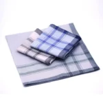 Multicolor Plaid Stripe Men Pocket Squares Business Chest Towel Handkerchiefs 100% Cotton - Image 8