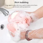 Bath Ball Rubbing Back Bath Towel Long Foam Net Bath Brush - Image 5