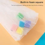 2 PCS Sponge Particle Foam Net Handmade Soap Foam Net - Image 6