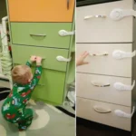 10 PCS/Lot Child Lock Protection Of Children Locking Doors For Children Safety Kids Plastic Lock - Image 6