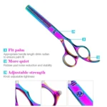 Professional Hair Cutting Scissor Hairdressing Kit Thinning Scissors Barber - Image 3