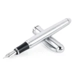 X750 Stationery Stainless Steel Fountain Pen Medium Nib Ink Pens School Oiifice Gift - Image 2