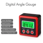 3 Button Mini Precision Magnetic Digital Tilt Box / Tilt Meter / Inclinometer - Image 5