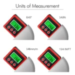 3 Button Mini Precision Magnetic Digital Tilt Box / Tilt Meter / Inclinometer - Image 7