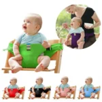 Chair Portable Seat Dining Lunch Chair Seat Safety Belt Stretch Wrap Feeding Chair Harness Seat Booster - Image 2