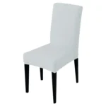 Modern Plain Color Chair Cover Spandex Stretch Elastic Wedding Banquet Chair Covers Dining Seat Cover Pastoral Hotel Cover