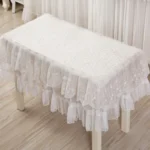 Lace Embroidered Piano Full Dust Cover - Image 4