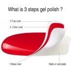3 PCS Semi Permanent Soak Off Salon UV Nail Gel Polish Nail Art Lacquer Top Base Coat - Image 4