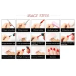 3 PCS Semi Permanent Soak Off Salon UV Nail Gel Polish Nail Art Lacquer Top Base Coat - Image 6