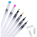 6 PCS Portable Paint Brush Water Color Brush Pencil Soft Watercolor Brush Pen Drawing Art Supplies - Image 2