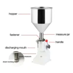 A03 Mini Stainless Steel  Pneumatic Filling Machine Cream Food Paste Dispensing Liquid Packaging Equipment - Image 3