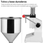 A03 Mini Stainless Steel  Pneumatic Filling Machine Cream Food Paste Dispensing Liquid Packaging Equipment - Image 4