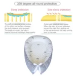 Baby Nest Bed Crib Portable Removable and Washable Crib Travel Bed Cotton Cradle for Children Infant Kids - Image 4