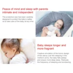 Baby Nest Bed Crib Portable Removable and Washable Crib Travel Bed Cotton Cradle for Children Infant Kids - Image 5