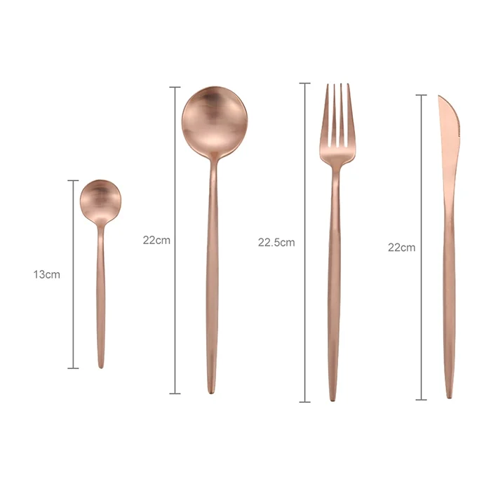 TBD052942401E_1.webp Stainless Steel Cutlery Knives Forks Spoons Western Kitchen Dinnerware Home Party Tableware Set - Image 2