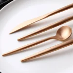 Stainless Steel Cutlery Knives Forks Spoons Western Kitchen Dinnerware Home Party Tableware Set - Image 3