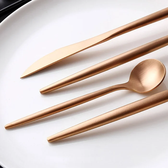 TBD052942401E_2.webp Stainless Steel Cutlery Knives Forks Spoons Western Kitchen Dinnerware Home Party Tableware Set - Image 3