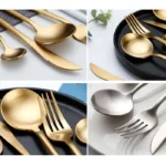 Stainless Steel Cutlery Knives Forks Spoons Western Kitchen Dinnerware Home Party Tableware Set - Image 4