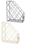 Magazine Holder Modern Desktop Book Storage Rack Iron Bookshelf - Image 4