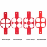 Pancake Maker Nonstick Cooking Tool Round Heart Egg Cooker Pan Eggs Mold - Image 7